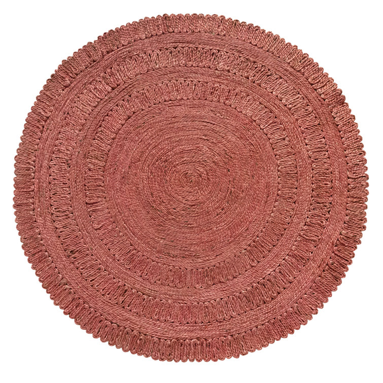 Bloomsbury Market Flagstaff Hand Braided Pink Rug Wayfair.co.uk